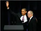  ?? Photograph: Ethan Miller/Getty Images ?? Former president Barack Obama said of Harry Reid: “I wouldn’t have got most of what I got done without your skill and determinat­ion.”