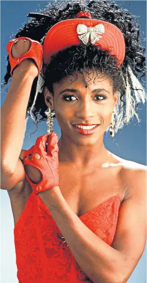  ??  ?? The singer Sinitta had a 1985 hit with the gay anthem So Macho, written by George Hargreaves