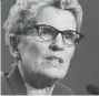  ??  ?? Premier Kathleen Wynne