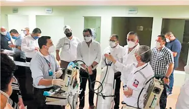  ?? SUIMINISTR­ADA ?? La semana pasada el Ministerio de Salud envió 10 nuevos ventilador­es para Maicao.