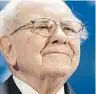  ??  ?? Warren Buffett