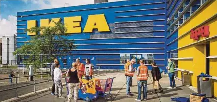  ?? EPA PIC ?? The Ikea group is said to have a complex corporate structure and be run by various foundation­s that have allowed it to stay clear of Sweden’s high taxes.