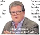  ?? SRF ?? Tilman Slembeck, Professor an der ZHAW.