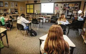  ??  ?? Students in Oakwood schools will soon have the option of attending classes for fullday, in-person instructio­n starting March 15, the school district has announced.