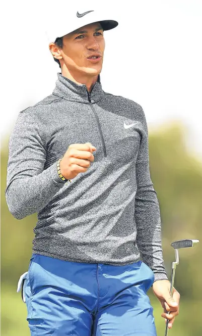  ??  ?? ■ Thorbjorn Olesen, along with countryman Soren Kjeldsen, leads the way in Australia.