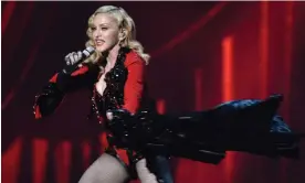  ?? ?? Madonna performing at the Grammy awards in 2015. Photograph: Robyn Beck/AFP/Getty Images