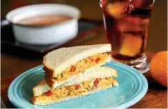  ?? Tribune News Service ?? n Pimento Cheese sandwich.