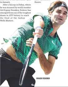  ?? AFP ?? ROGER FEDERER