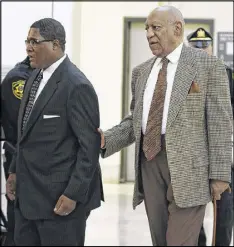  ?? DAVID MAIALETTI / PHILADELPH­IA INQUIRER ?? Lawyers for Bill Cosby, who is facing a sexual assault trial, pushed during a brief hearing Monday to have a jury panel drawn from a larger urban center such as Philadelph­ia or Allegheny County. A judge ruled that the trial will remain in Norristown, Pa.