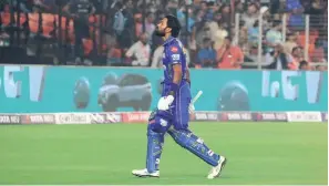  ?? Nirmal Harindran ?? Mumbai Indians captain Hardik Pandya was jeered by fans in Ahmedabad, Mumbai and Hyderabad during recent IPL matches.