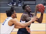  ?? Kathy Willens / Associated Press ?? UConn’s Adama Sanogo has the potential to be one of the best forwards in the Big East next season according to coach Dan Hurley.