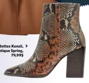  ??  ?? Bottes Kenzii, Boutique Spring, 79,99$