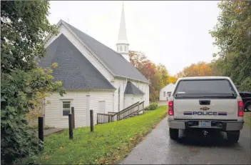  ?? AMANDA DOUCETTE PHOTO ?? The RCMP are investigat­ing two incidents of arson involving Saint Joseph’s Catholic Church in Weymouth. One incident happened on Oct. 8. The next on Oct. 11.