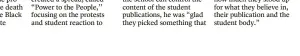  ??  ?? The Coral Gables High yearbook, Cavaleon, featured news events and how they affected students, including the death of George Floyd on May 25, 2020, and the subsequent protests.