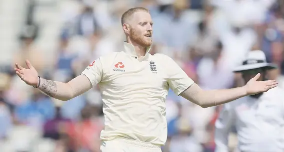  ?? Picture: Getty Images ?? FORCED TO WAIT. It is still undecided whether Ben Stokes will return to the England team for the third Test against India starting at Trent Bridge tomorrow.