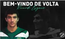  ??  ?? Esgaio regressa ao Sporting quatro anos depois