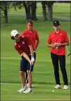  ?? ?? Ben Razo (left) shot 36 as Bellmont beat DeKalb on the Majorki 9 Tuesday.