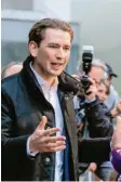  ??  ?? Österreich­s Kanzler Sebastian Kurz will die Lifte nächste Woche öffnen.