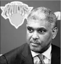  ?? SETH WENIG/AP ?? The Knicks fired team president Steve Mills during his third season in the job.