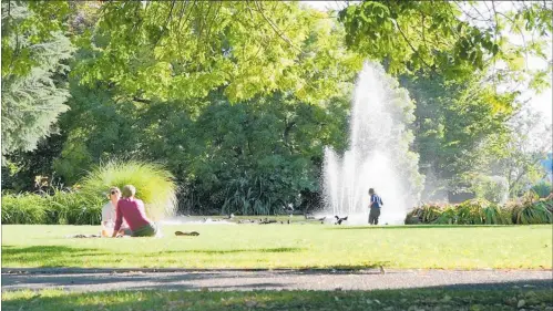  ??  ?? Cornwall Park is one of Hastings’ oldest and most establishe­d parks.