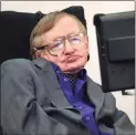  ??  ?? STEPHEN HAWKING: Discurso anti Trump.