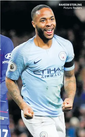  ?? Picture: Reuters ?? RAHEEM STERLING