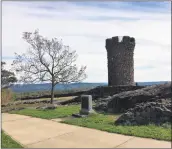  ?? Michelle Tuccitto Sullo / Hearst Connecticu­t Media ?? Views from Castle Craig observatio­n tower in Meriden. The 1,800 acre park on West Main Street in Meriden offers hiking trails and panoramic views.