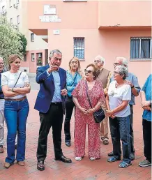  ?? PP ?? El candidato del PP, José Luis Sanz, ayer en Nervión.