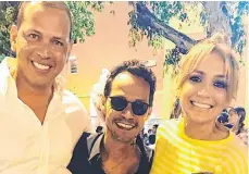  ?? /INSTAGRAM ?? Alex Rodríguez, Marc Anthony y Jennifer López.