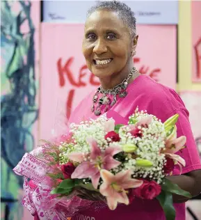  ?? Staff photo by Evan Lewis ?? Rhonda Dolberry has been named Komen Texarkana’s Honorary Survivor of the Year.