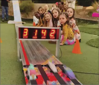  ?? Courtesy photo ?? The Girl Scouts in Troop 942 held their pinewood derby on Nov. 2.