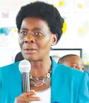  ??  ?? Secretary for Primary and Secondary Education Dr Sylvia Utete-Masango