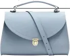  ??  ?? Poppy bag, £145, cambridges­atchel.com