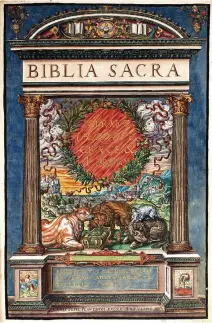  ??  ?? Biblia Regia, de la Bibliothec­a Philosophi­ca Hermetica(Ámsterdam).