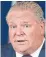  ??  ?? Premier Doug Ford is urging consumers to buy products made in Canada over U.S. goods.