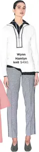  ??  ?? Wynn Hamlyn knit $490.