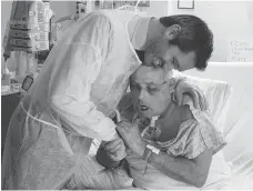  ?? COURTESY CIUSSS EMTL ?? Dr. Daniel Borsuk and Maurice Desjardins, two weeks after surgery.
