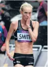  ??  ?? Ruled out: A foot problem has forced three-time Olympian Kim Smith out of the Commonweal­th Games marathon.