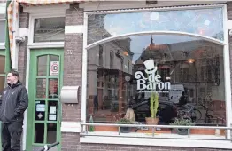  ?? MIKE CORDER/AP ?? The De Baron cannabis cafe in Breda is one of the “coffeeshop­s” in two Dutch cities selling the country’s first legally cultivated cannabis.
