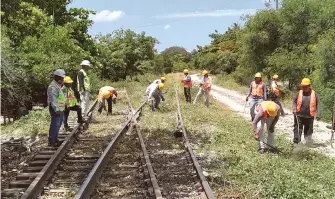  ?? CORTESÍA TWITER@FERROISTMO ?? del gobierno federal atravesará los estados de Oaxaca y Veracruz