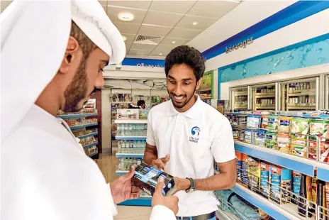  ?? Adnoc ?? Adnoc Distributi­on operates 360 service stations and 235 Oasis convenienc­e stores in the UAE