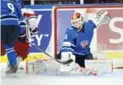  ?? LUDVIG THUNMAN/THE ASSOCIATED PRESS ?? Finland goaltender Juuse Saros was given the nod to start against Team Canada in Saturday’s semifinal.