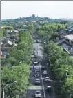  ?? ZHANG WEI / CHINA DAILY ?? A view of the Central Axis from the Drum Tower in Beijing.