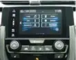  ??  ?? A seven-inch touchscree­n in this model comes standard.