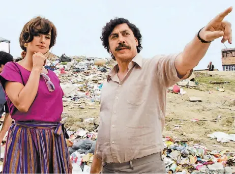  ??  ?? Escobar: la traición (Loving Pablo). Dirección: Fernando León de Aranoa. España, 2017.