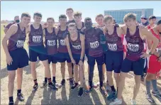  ?? Photo submitted ?? The Siloam Springs boys cross country team finished third at the Class 5A state meet Friday at Oaklawn Park in Hot Springs.