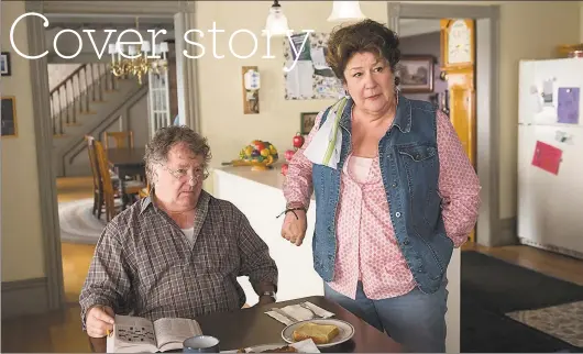  ?? IMDb.com / Contribute­d photo ?? Margo Martindale, who has a home in Kent, is seen with Peter Gerety in a scene from Amazon Prime’s “Sneaky Pete.”