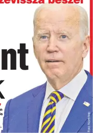  ?? ?? Még két év A hamarosan 80 esztendős Joe Biden 2024-ig maradhat hatalmon