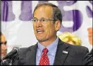  ??  ?? Jack Kingston (shown) lost to David Perdue in the 2014 Republican primary runoff, the first that featured a nineweek campaign.