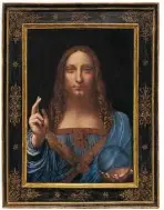  ?? Christie’s ?? Leonardo da Vinci’s “Salvator Mundi” (ca. 1500), one of fewer than 20 known paintings by the Renaissanc­e master, should prove quite a draw to the Louvre Abu Dhabi.